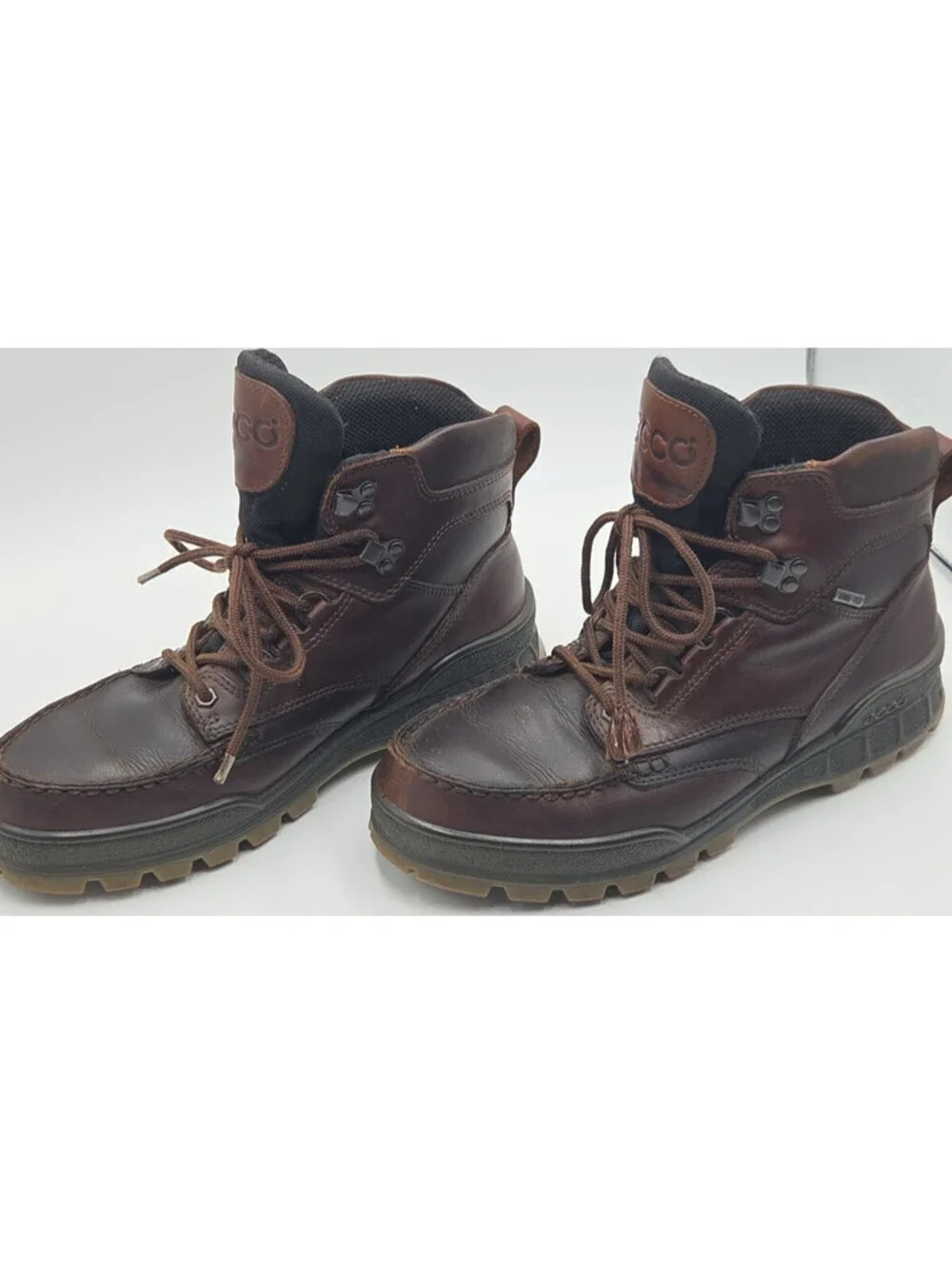 2008 ECCO Track II Track 25 Gore-Tex Bison Leather Hiking Boots US 9-9.5 EU 43